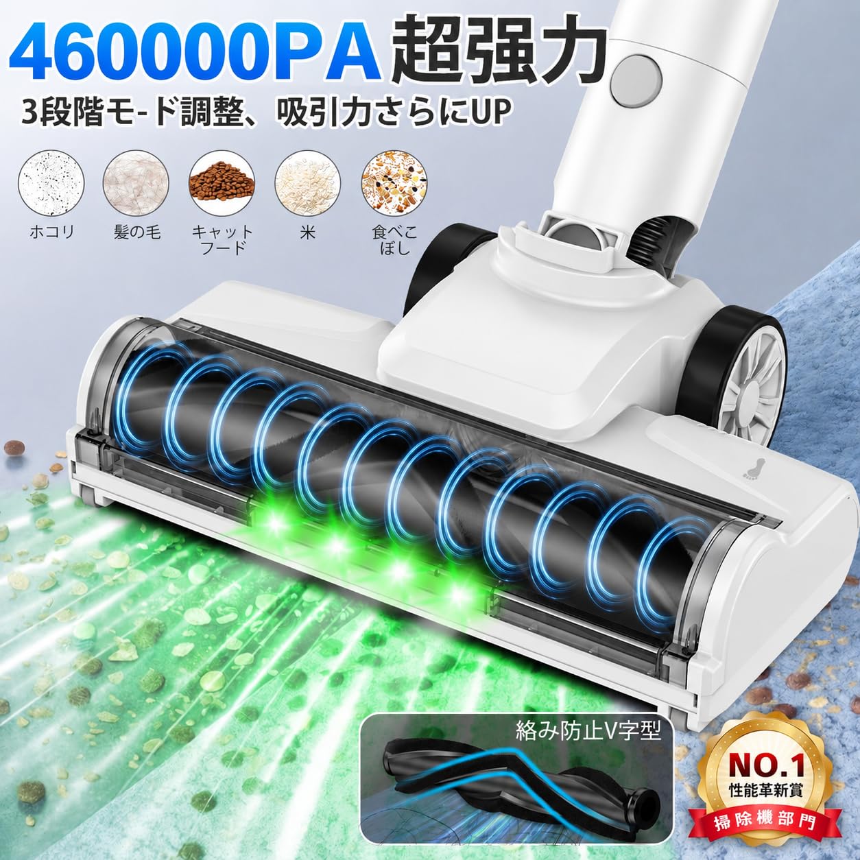 【新品未使用品】コードレス掃除機 Amazon | 掃除機 コードレス【2026衝撃のデビュー！業界革新！500W超
