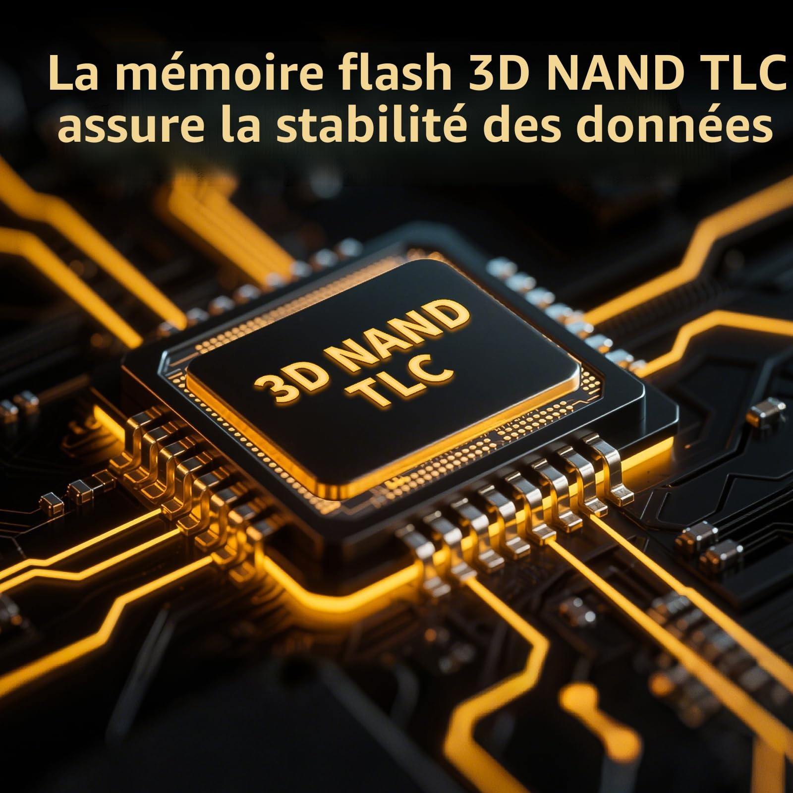 Ediloca ES106 Disque Dur Interne SSD SATA III 2,5" 3D Nand Jusqu'à 500 Mo/S en Lecture, Mise à Niveau de la MéMoire et du Stockage pour PC ou Ordinateur Portable (SSD 128 Go)