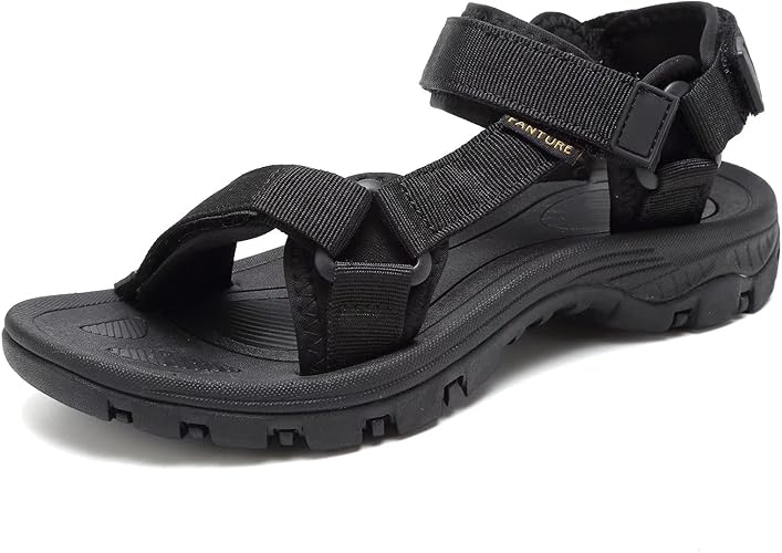 EQUICK sport sandals for women, open toe strap sandals anti-skidding outdoor water sandals