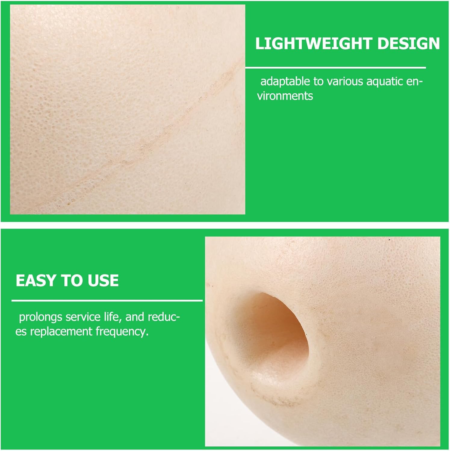 2pcs Foam Fishing Floats Marker Buoy 15mm White Floating Balls for Nets Fishing Float Device Kayak Swim Buoy Accessories for Deep Water and Crabbing