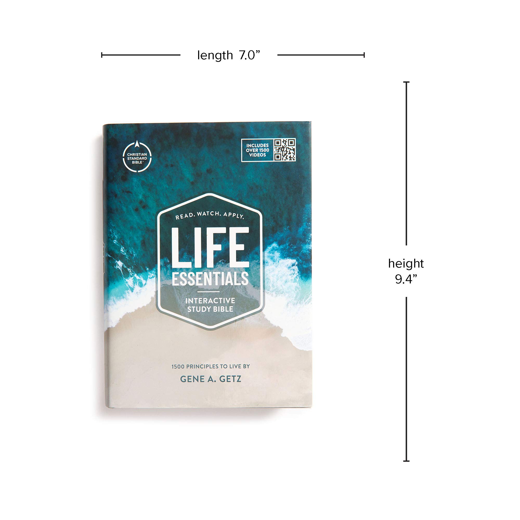 CSB Life Essentials Interactive Study Bible, Hardcover, Jacketed, Black Letter, Study Commentary, Life Principles, QR Codes, Videos, Easy-to-Read Bible Serif Type - Image 8