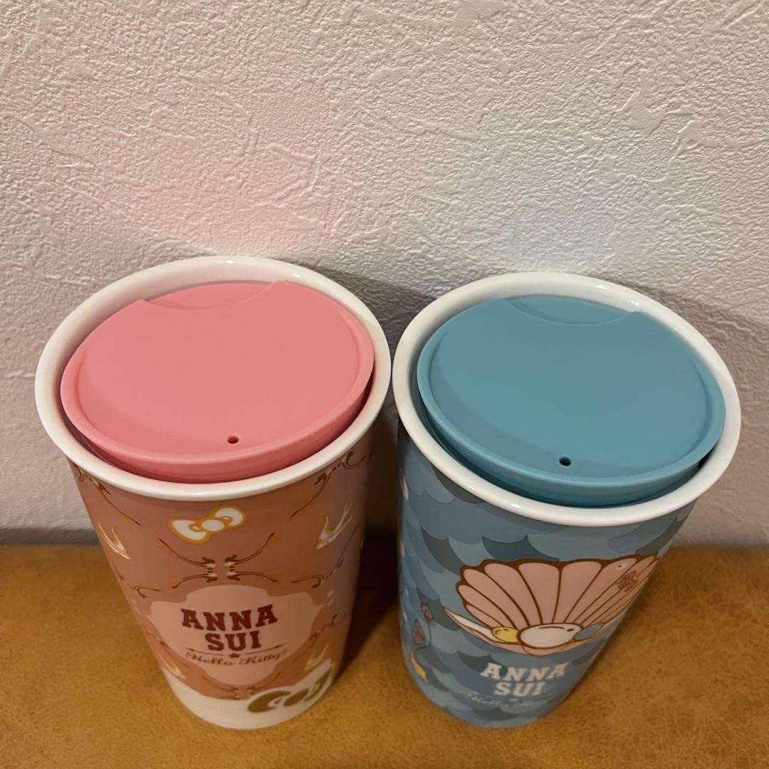 国内発送スタバ北米 Anna Suiアナスイ セラミックタンブラー２個
