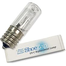 Pedifix ShoeZap Replacement Lamps UV Replacement Bulbs Compatible with ShoeZap Ultraviolet Shoe Sanitizer Germicidal Lamp for Odor Control and Footwear Hygiene