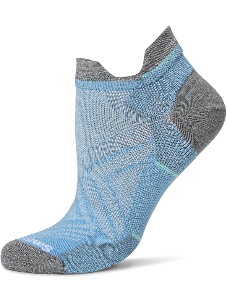 Blue Smartwool Run Zero Cushion Low Ankle
