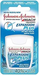 Fio Dental Expansion Plus 50M, Reach, Branco, 50 M