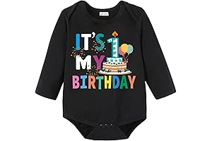 Baby Boy's Happy Birthday Bodysuit - Ideal for First Birthdays