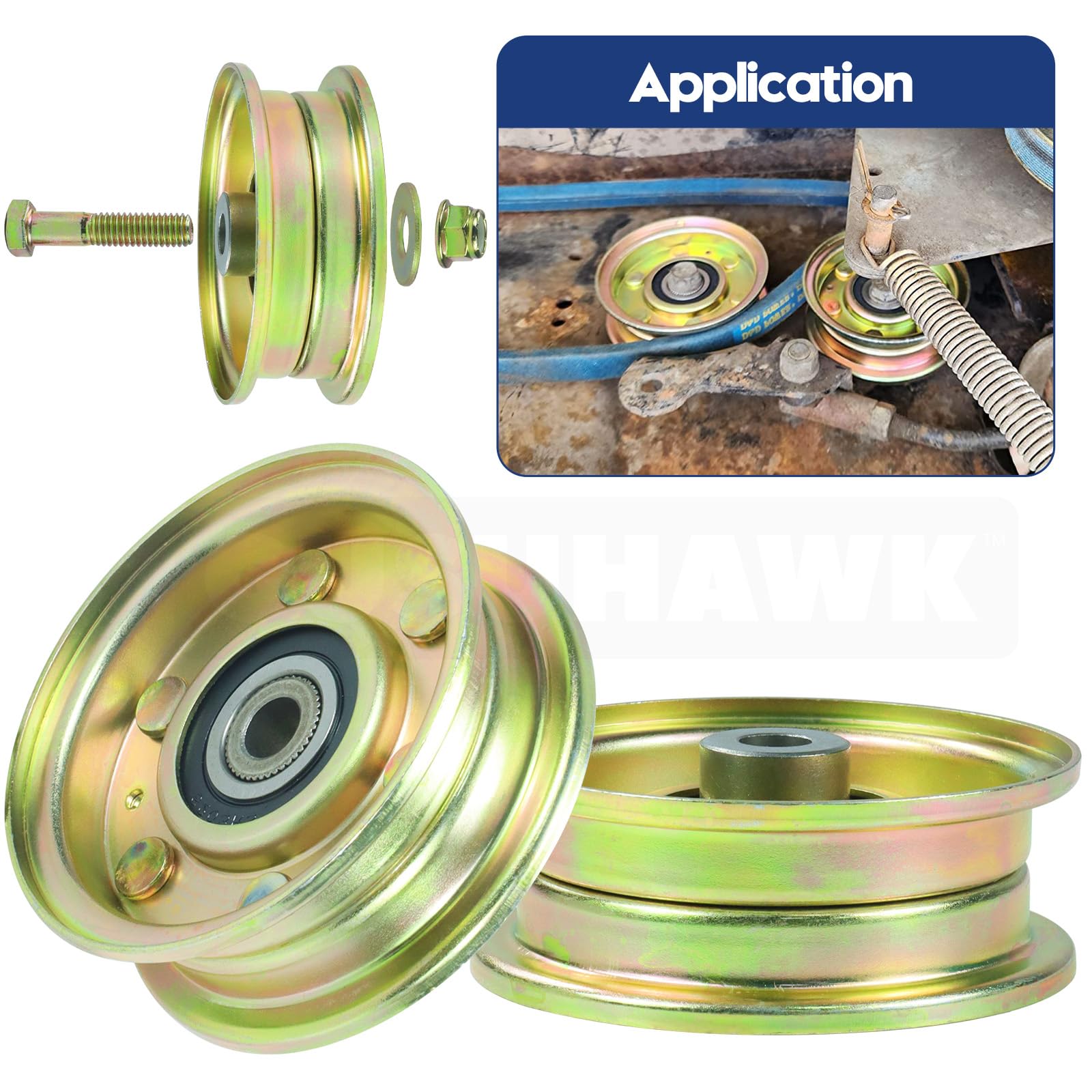 Idler Pulley For MTD, Cub Cadet 756-04224, 756-0981, 756-0981, 756
