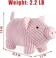 Vista 3 de Sanlykate Tope de puerta decorativo de tela, 2.2 libras, lindo tope de puerta interior de animal, anticolisión, resistente para el hogar, tapón