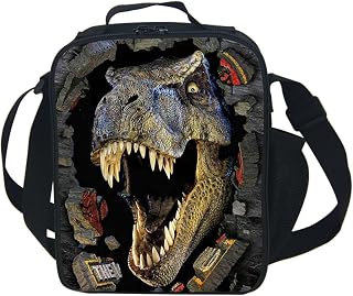 CAIWEI 3D Animal Dinosaur Insulated Lunch Box Cooler Bag