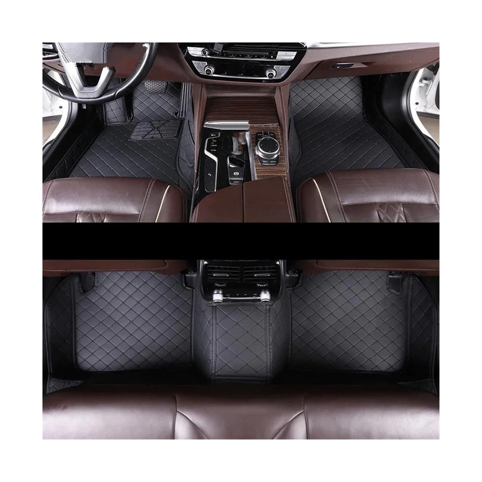 Tapis de sol voiture Mitsubishi Grandis anti-glisse contre l'usure de la moquette 7 places