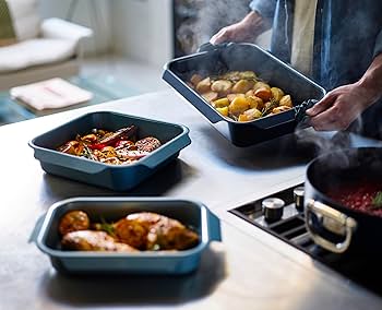 Amazon.com: Joseph Joseph Nest Bakeware and Roasting Pan Set of 3