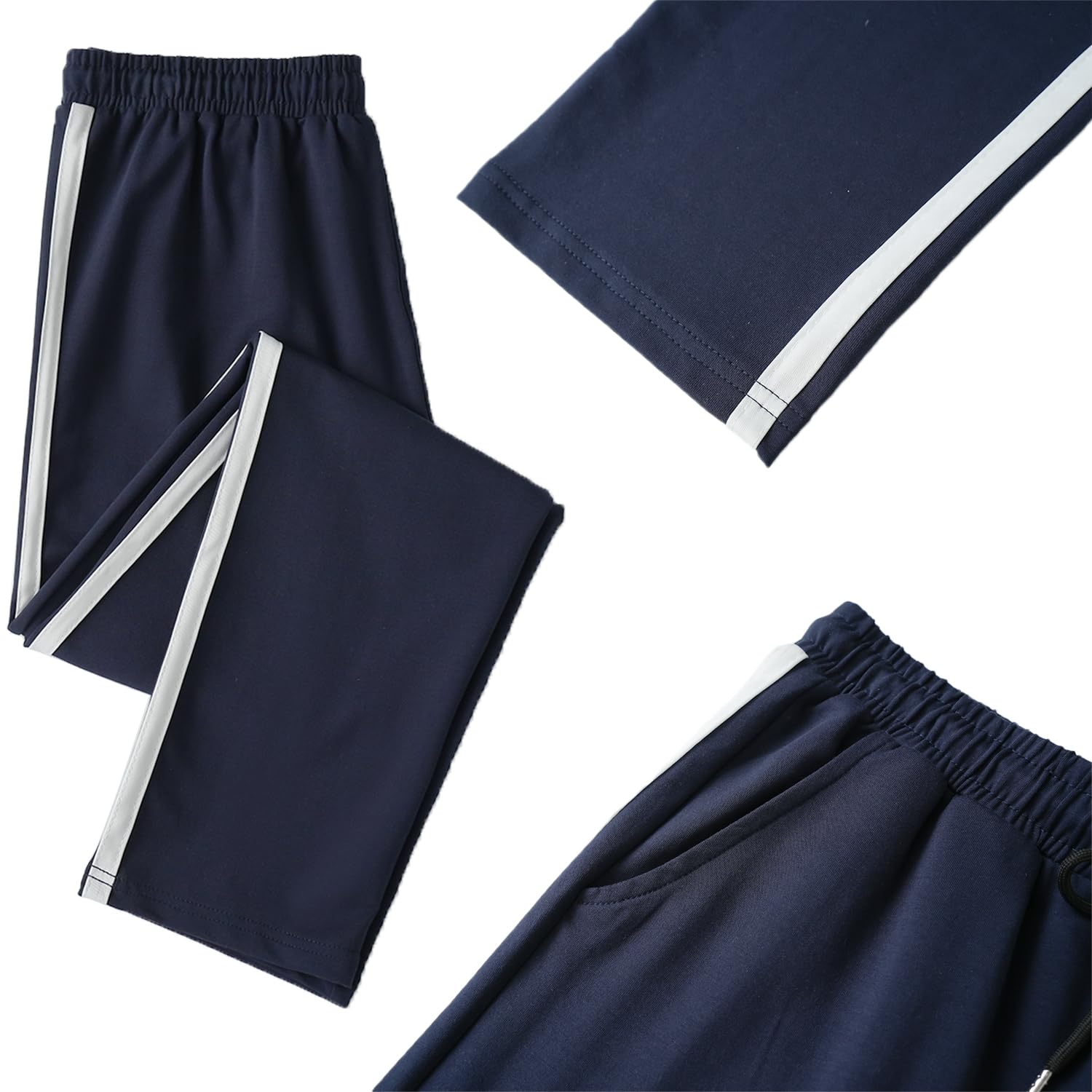 FGFD&OU Pantaloni Sportivi Donna in Cotone, Pantaloni Lunghi Joggers Elasticizzato, Pantaloni da Tuta Donna per Jogging Sport Yoga Fitness