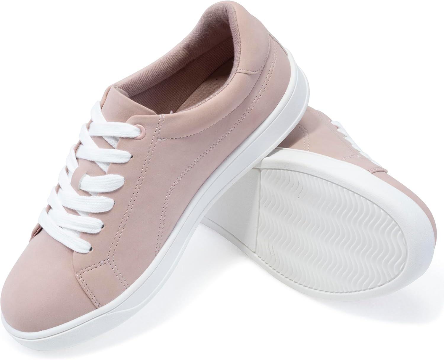 Women's Lace Up Trendy Sneaker Classic Fashion Low Top Walking Shoes - Picture 80 of 109