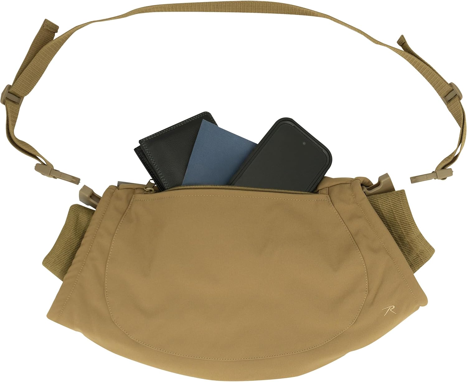 Rothco Soft Shell Hand Warmer Muff – Ergornomic Fleece Lined Winter Muffler for Camping