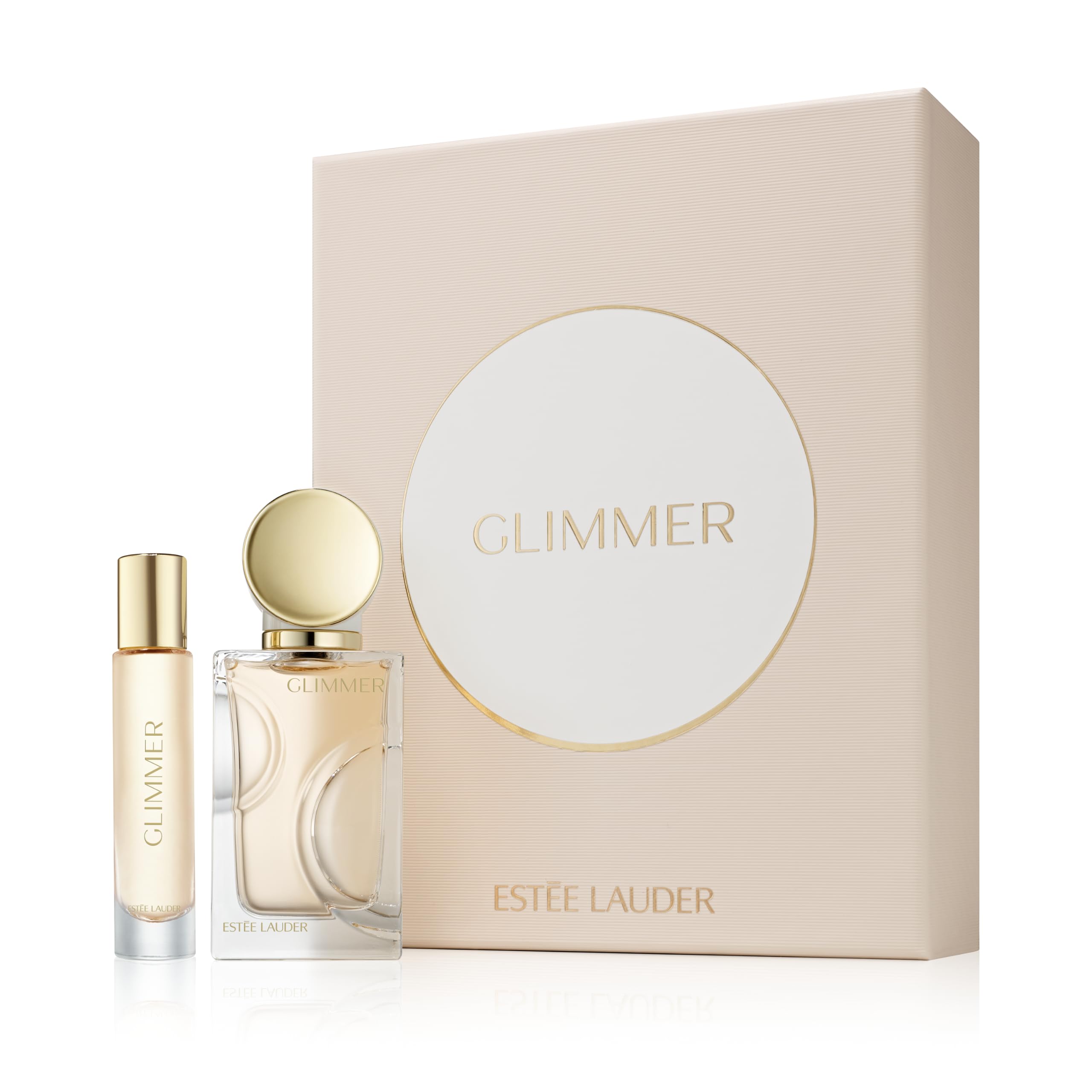 Estée Lauder Glimmer Eau de Parfum Spray with Notes of Macaron Rose Accord, Amber Embrace Accord & Shimmering Patchouli | Perfumes for Women