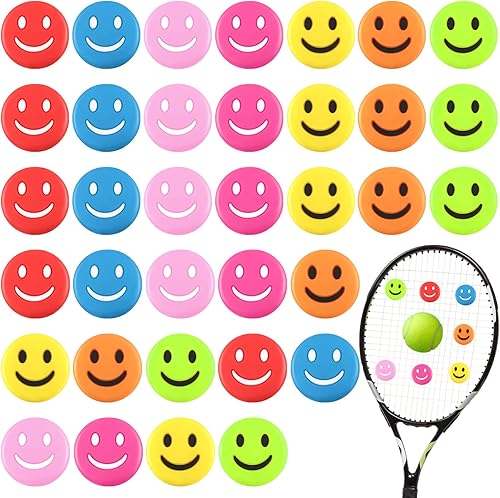 Jexine 35 paquetes de amortiguador de vibraciones de tenis de silicona para regalo, varios colores