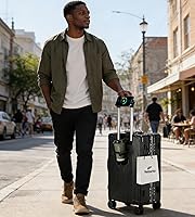 Amazon.com | feilario Aluminium Frame PC Hard Shell Spinner Wheels