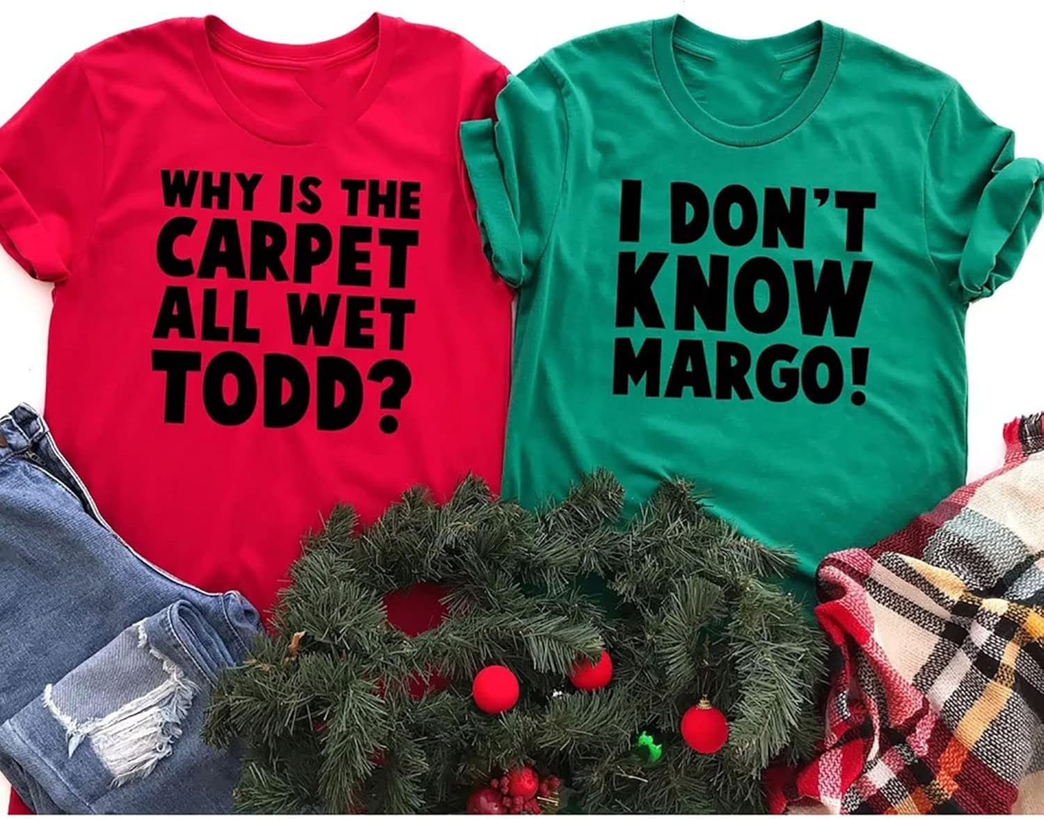 Why Is The Carpet All Wet Todd Shirt Couples, I Don't Know
