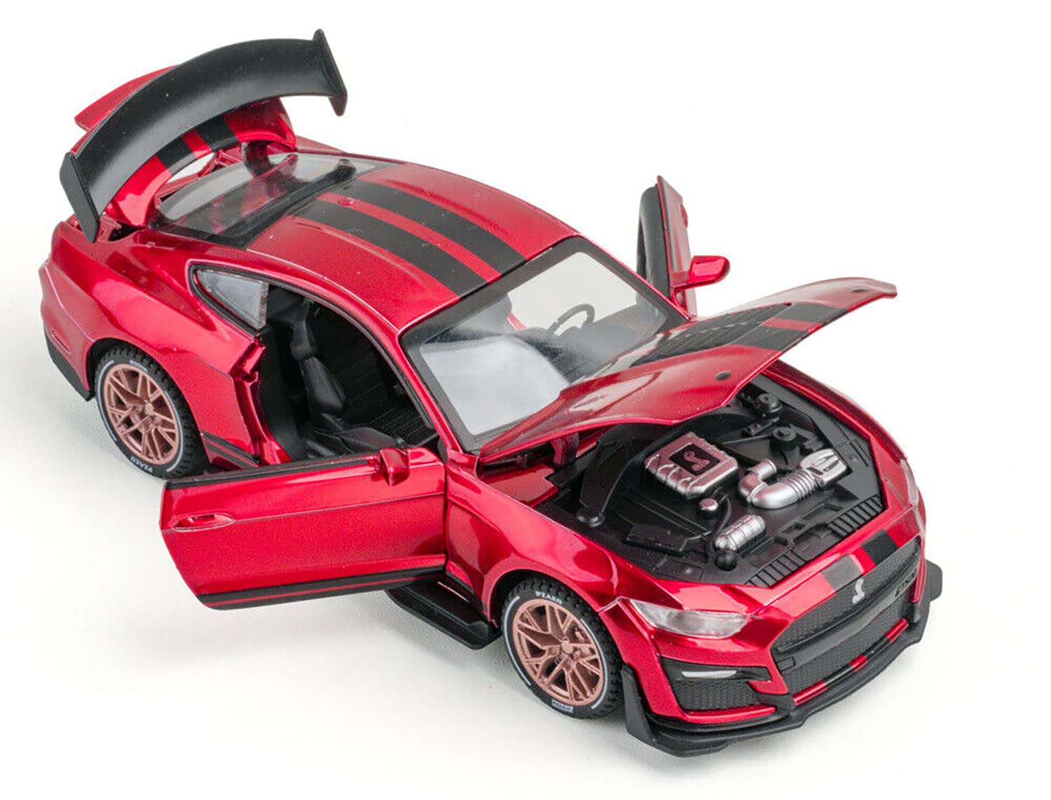 Magicwand® 1:32 Scale Die-Cast Mustaang GT-500 with 4 Openable Doors,Pull Back Action, Blinking Lights【Colors as Per Stock】【Pack of 1】 (B0BZZGV148) Amazon Price History, Amazon Price Tracker