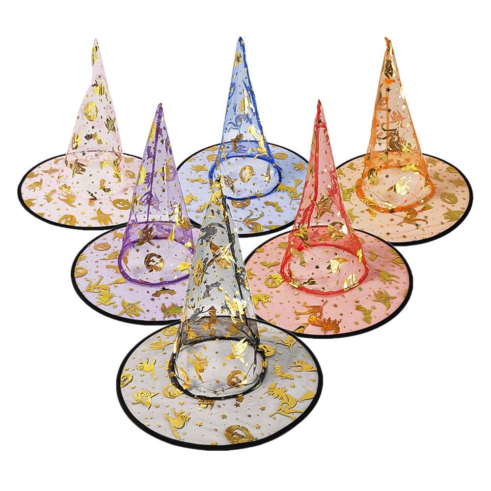 Lovelegis Witch's Hat, Transparent, Carnival, Halloween, Women, Men, Pumpkins, Cats, Accessories, Fancy Dress - Image 2