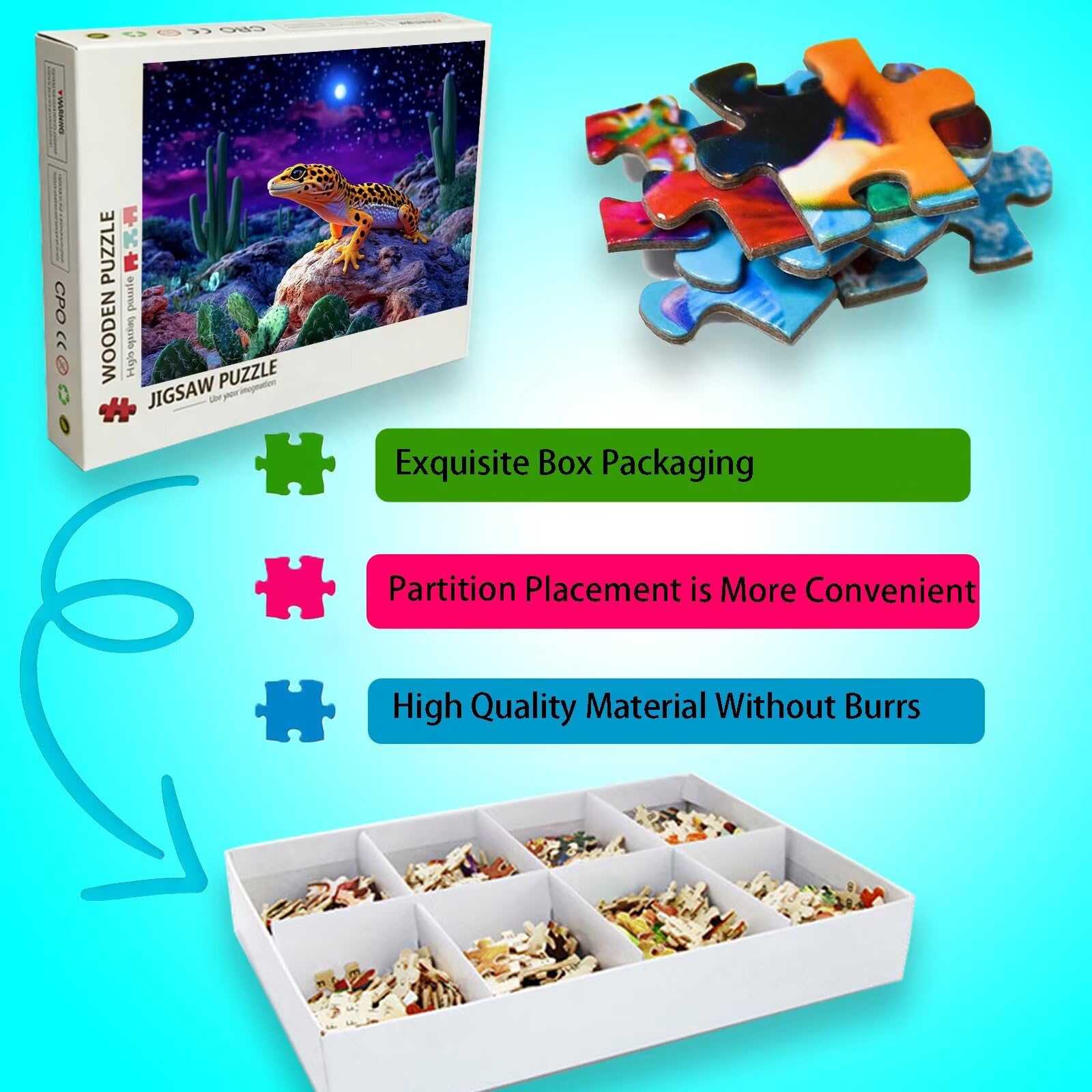 Puzzle 2000 Teile Traum, Holzpuzzle Erwachsene, Klassisches Lernspiel Puzzle Tier, Groß Impossible Jigsaw Puzzles, Wunderschönes Deko Puzzes und Geschenke, Bastelset Erwachsene 99.5 X 70.5cm 8p-575