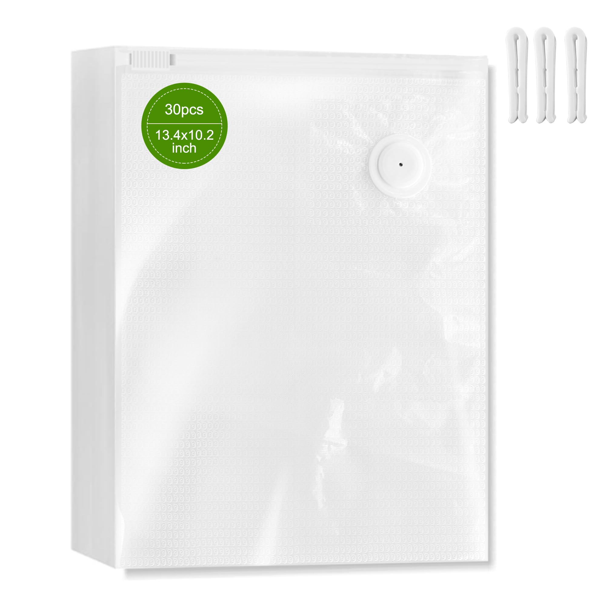 Sacs d'emballage sous vide grande taille anti givre pack de 30