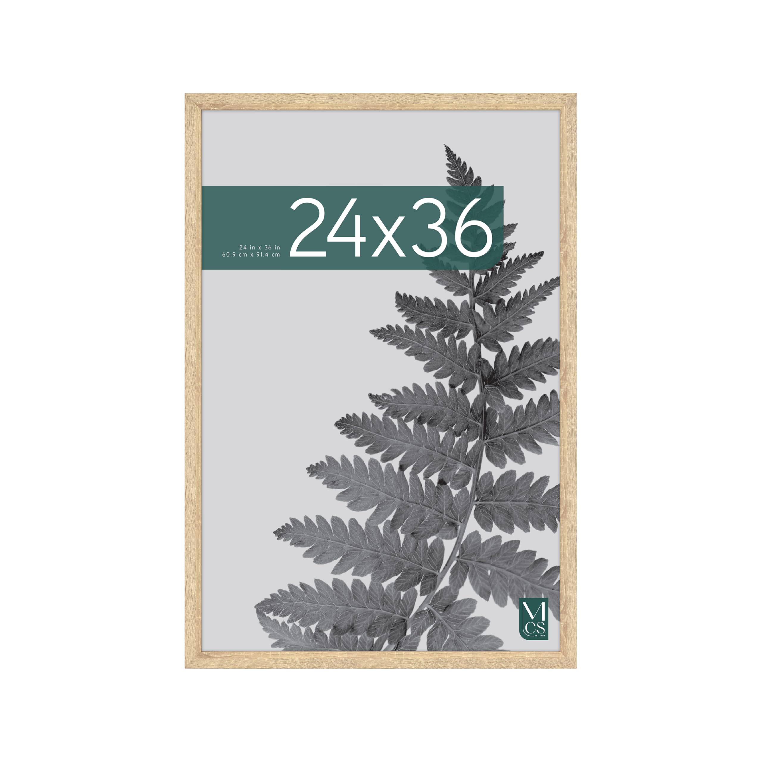 MCS Classic Studio Gallery Cornice In Legno Naturale 45,7x61 Cm – Con Passepartout, Per Poster E Foto