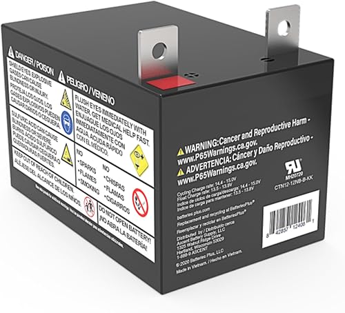 12 Volt Mower Battery, Replacement for IKON XD and Edge Zero Turn