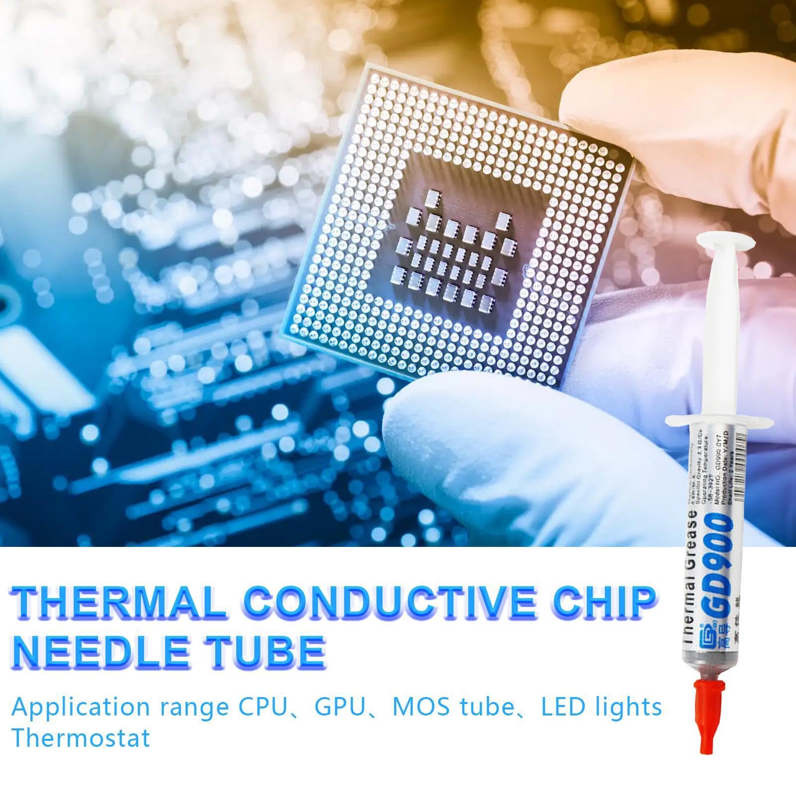 Générique PC Thermal Paste, Thermal Paste For CPU | GPU Thermal Paste, Non-Conductive Heat Grease, CPU Coolers, High Thermal Conductivity, High-Performance Heatsink Paste