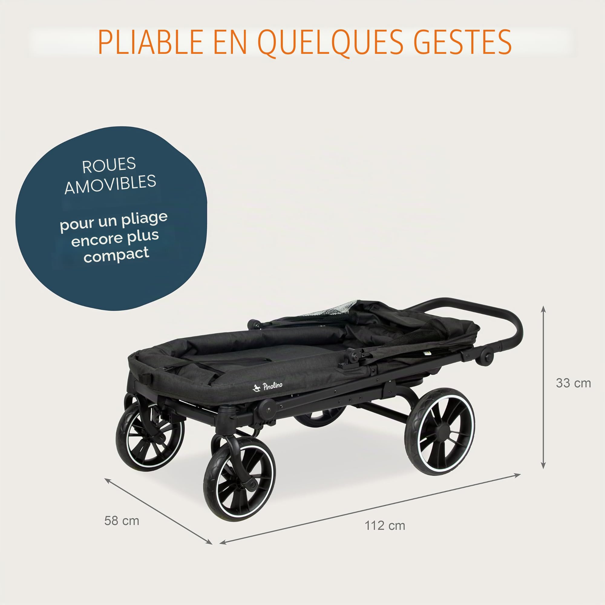 Chariot Pliant « Cruiser »