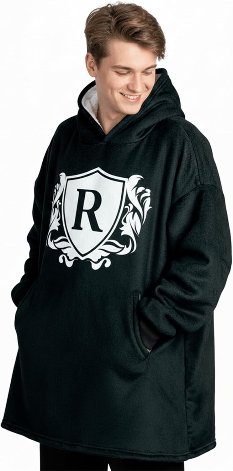 Wearable Blanket Hoodie for Adult Men, Oversized Mens Hooded Blanket, Personalized Gifts for Men