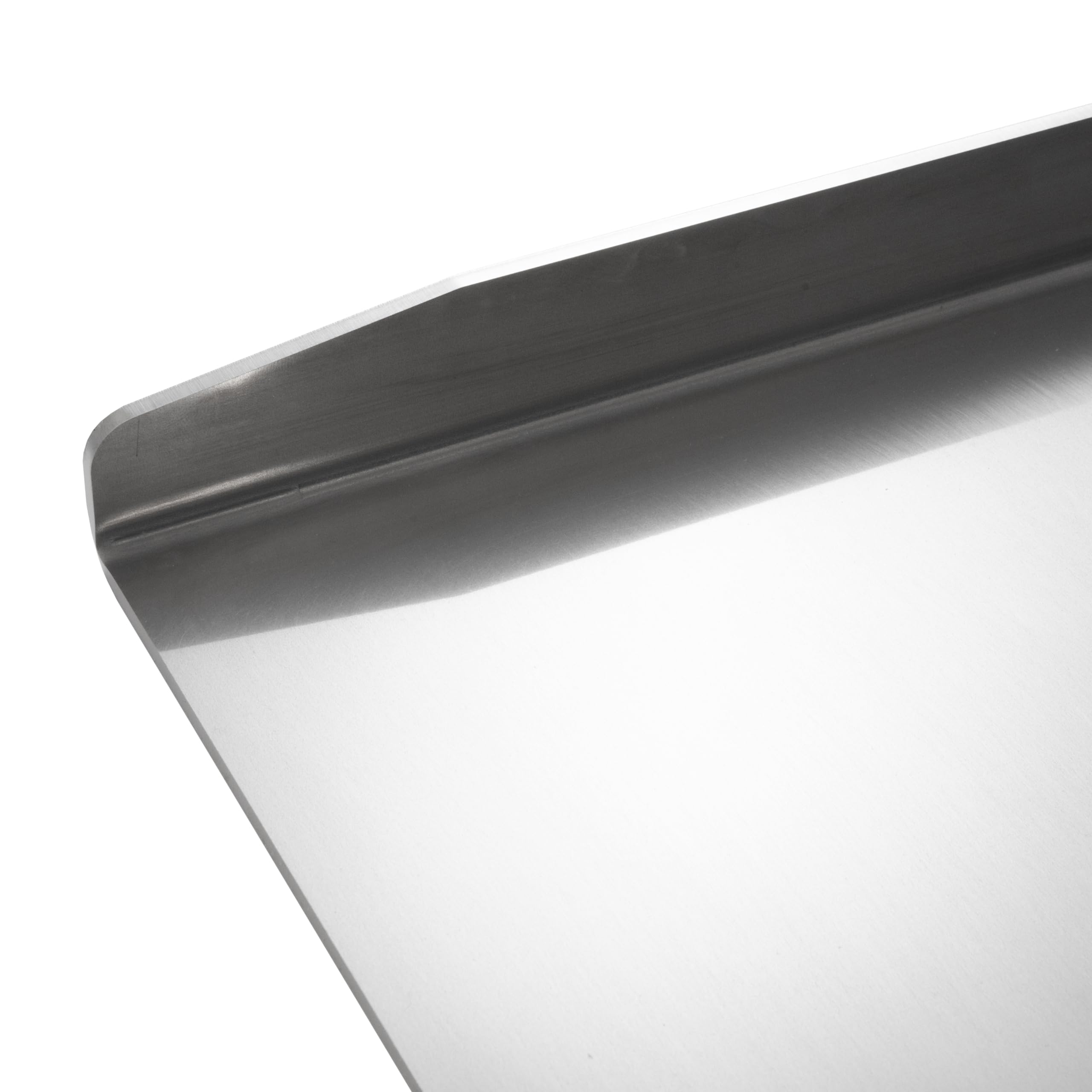 Plancha Edelstahl Grillplatte - passend für Burnhard Fred - Medium 41,5x23,5cm | 4mm Massiv