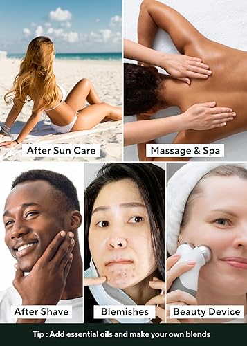 Miniatura 6 de AROMATICA Gel de aloe vera orgánicocalmante de 1014 onzas  101fl oz calmante refrescante hidratante vegano verificado por EWG