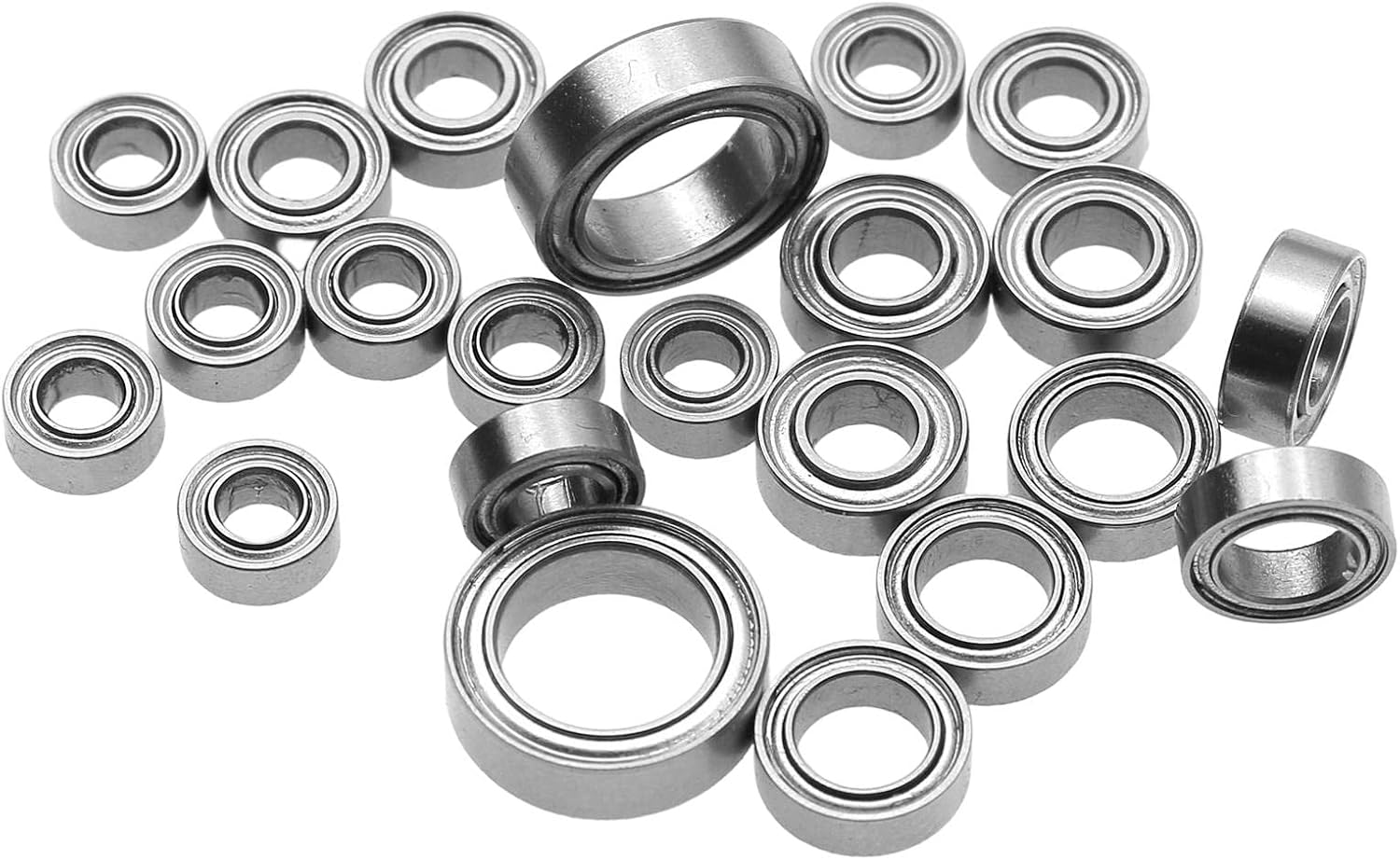 22Pcs Bearing Kit Accessories Upgrade Parts Practical for 1/18 Model Car