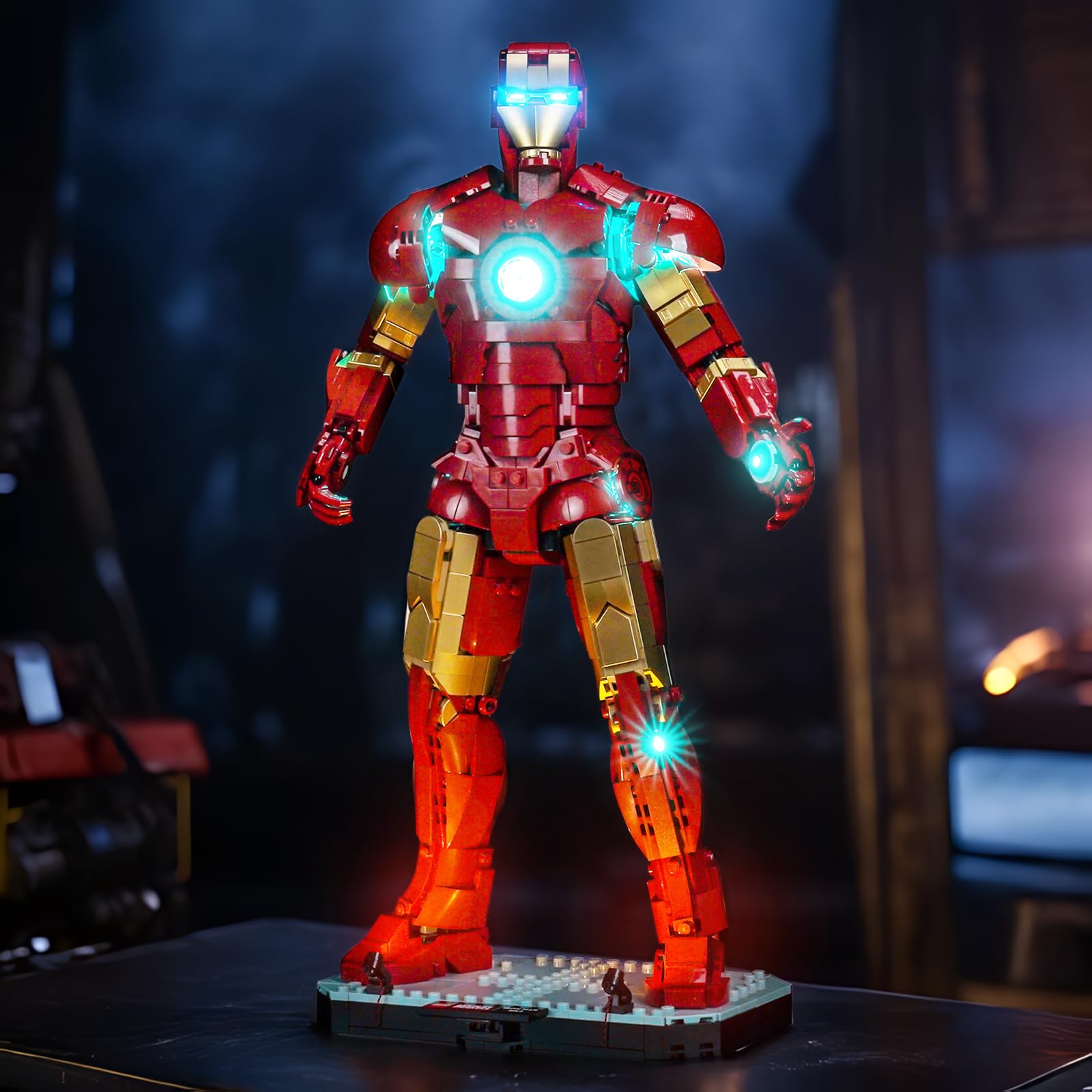 散光式警光燈 Amazon.com: BrickBling LED 燈相容於Lego 鋼鐵人Mark 3 收藏家版,創意