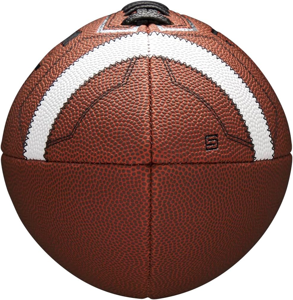 WILSON GST SpeedSkin One Football - Brown, Official Size - Image 6