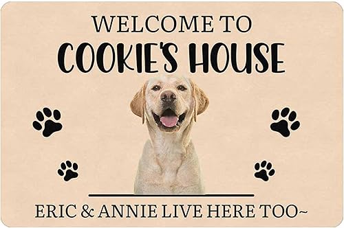 Miniatura 7 de Personalized Text/Logo/Photo Doormat - Custom Welcome Mat with Non-Slip Backing Indoor/Outdoor Customized Home Entrance Bathroom Kitchen Camping Mats