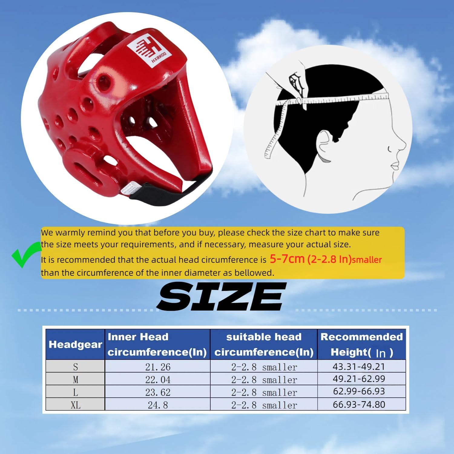 Taekwondo Sparring Head Guard, Competition Protection Headgear for Taekwondo, Karate and Martial Arts