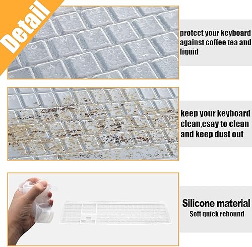 Miniatura 2 de co2CREA Cubierta de piel suave compatible con teclado inalámbrico mecánico Logitech POP Keys