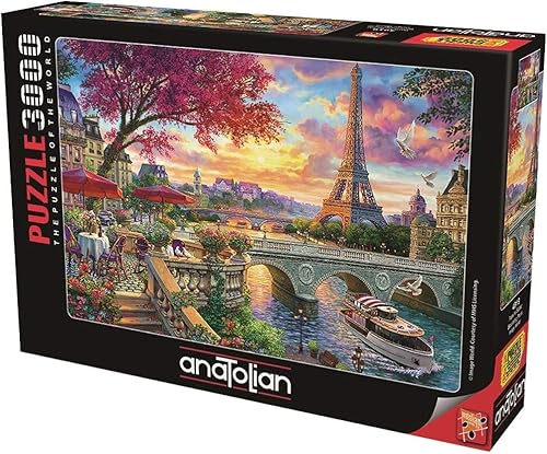 Miniatura 3 de Anatolian Puzzle - Blooming Paris, Rompecabezas de 3000 piezas, #4919