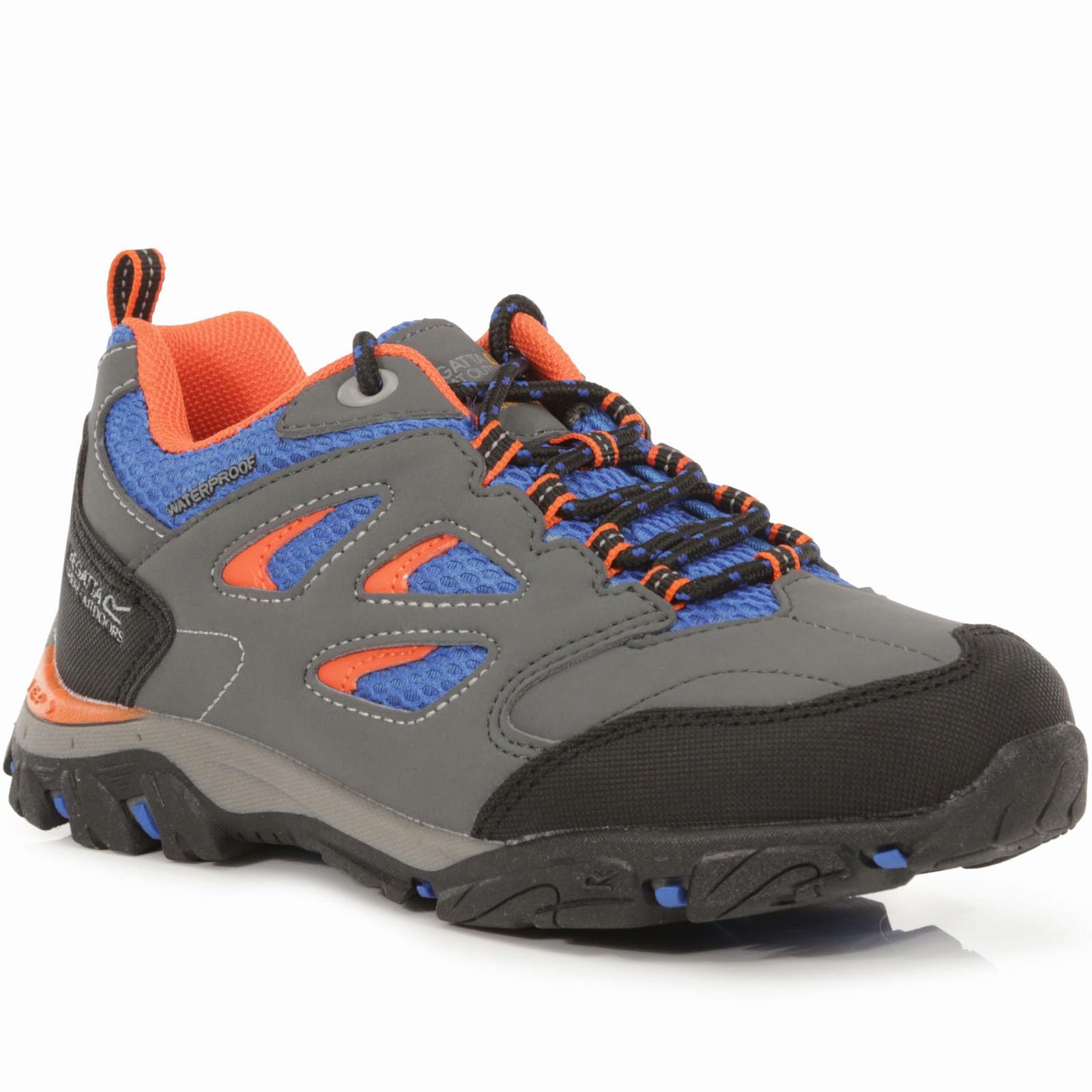Regatta Kids Holcombe Low Jnr Briar/BlzeOr EU38/UK5 Grey