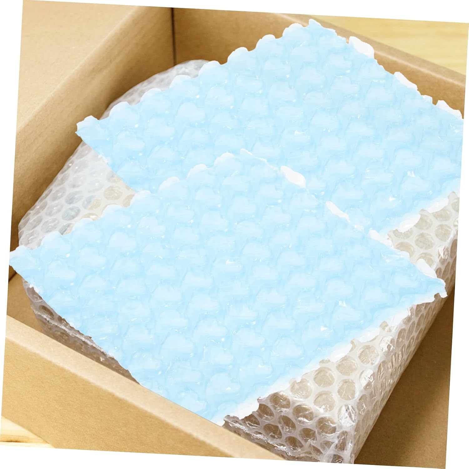 Garneck 60pcs Double Walled Bubble Cushioning Bags for Mailing and Shipping Thickened Heart Shaped Bubble Pouches for Jewelry Electronics Cosmetics Packaging Smooth Inner Surface for Easy