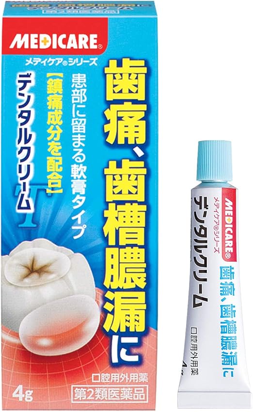 Amazon 【第2類医薬品】メディケア デンタルクリーム T 4g 森下仁丹 歯槽膿漏治療剤