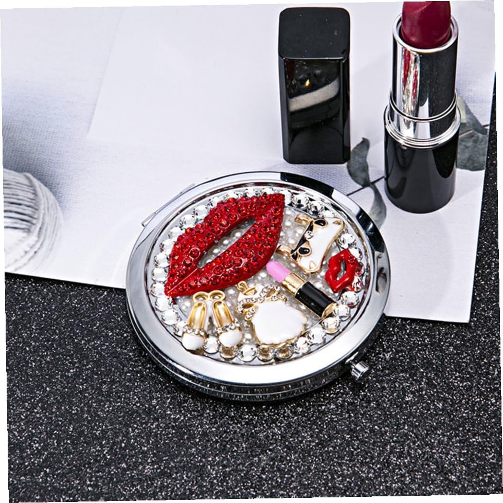 Miroir compact double face pliant pour corriger le maquillage manquant de précision - 4