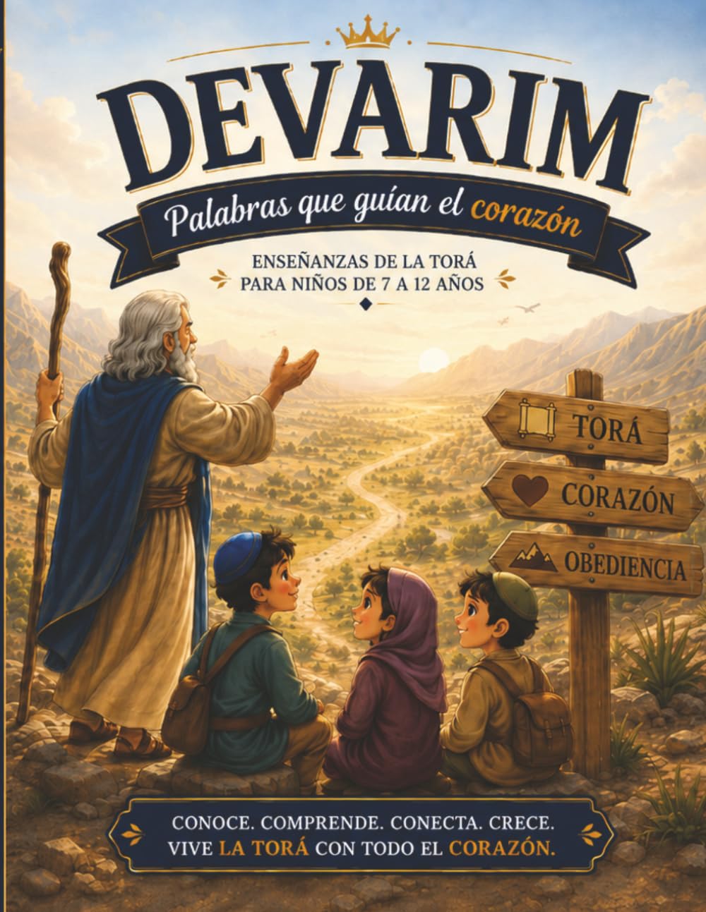 Devarim: Palabras que guían el corazón (Enseñanzas de la Torá para niños)