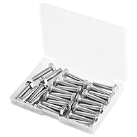 Vista 6 de M4-0.7 x 6mm Tornillos de cabeza hexagonal de servicio pesado, tornillos de cabeza hexagonal, acero inoxidable 304, rosca completa métrica, acabado