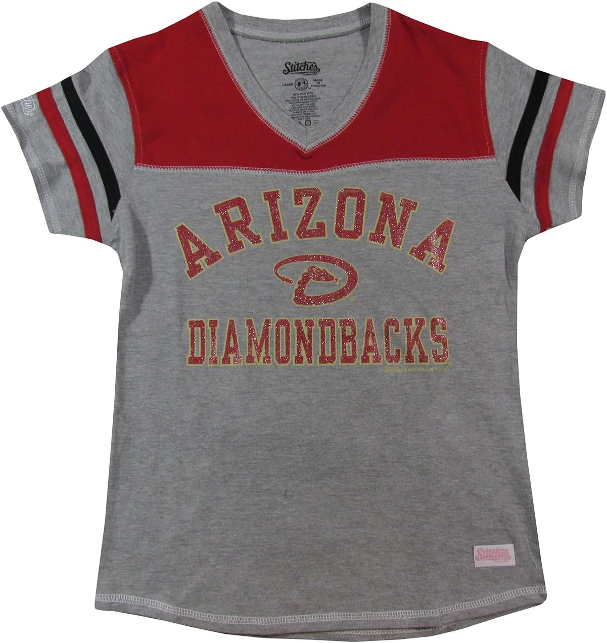 MLB Girl's V-Neck Jersey Shirt