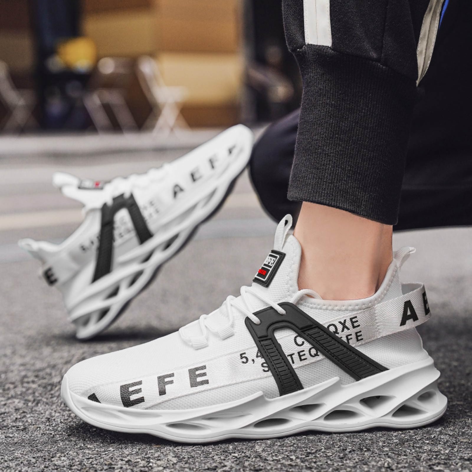 Basket Hommes Chaussures Basquette Sport Running Athlétique Respirant Légères Marche Fitness Outdoor Gym Tennis Jogging Sneakers Course Chaussure Confortable
