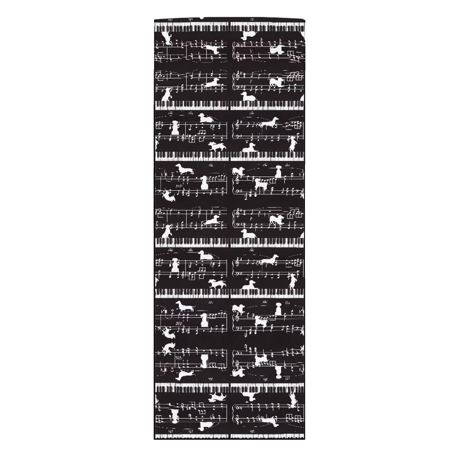 Kathyboom Music Dog Beach Mat Sand Proof Pool Lounger Chair Cover Soft Chaise Lounger Cover for Hotel Outdoor Patio Vacation Sunbathing Lawn