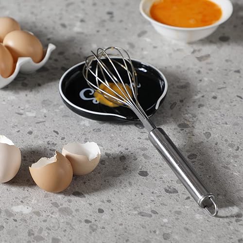 Miniatura 4 de GDCZ Soporte para cuchara de cerámica para estufa, soporte grande de 5 pulgadas para encimera de cocina, cuchara moderna para granja, soporte de